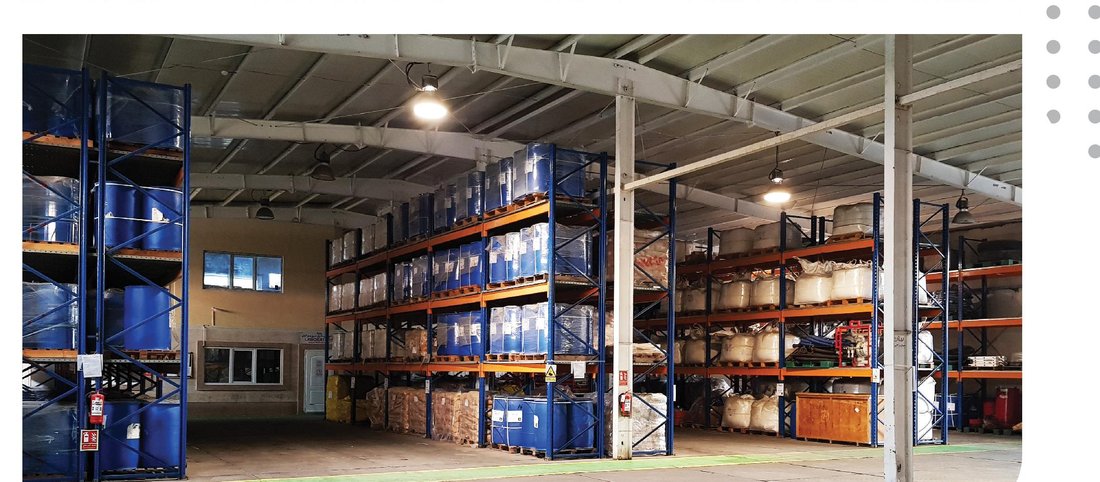 Nepta warehouse and equipment storage